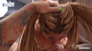 Dirty fucking of a neighbor’s whore with two cocks in bitch holes _ DORM HOUSE _ 1winporn Nigonika