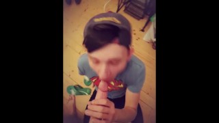 Sucking curious str8 French and taking his cumload – Max #1