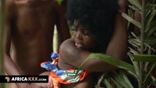 Threesome in the jungle