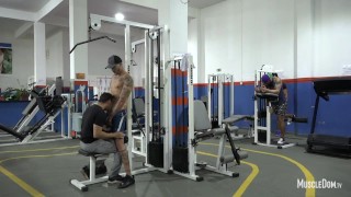Sex in gym public